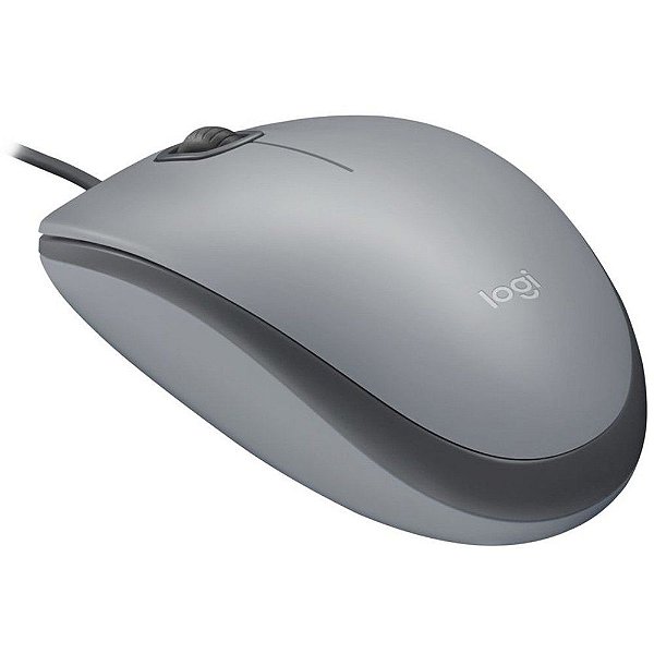 MOUSE LOGITECH M110 USB CINZA