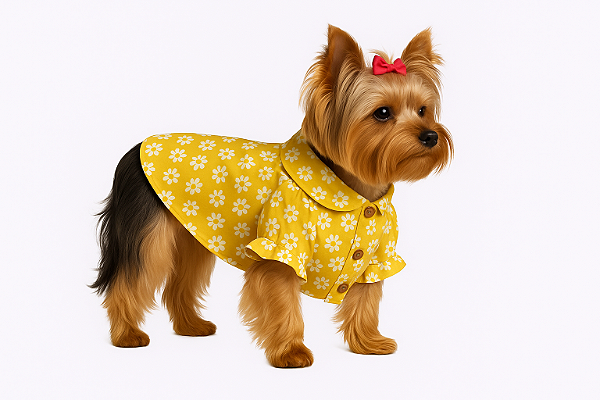 Camisa Pet Alfaiataria Margarida Premium Gaby Moda Pet