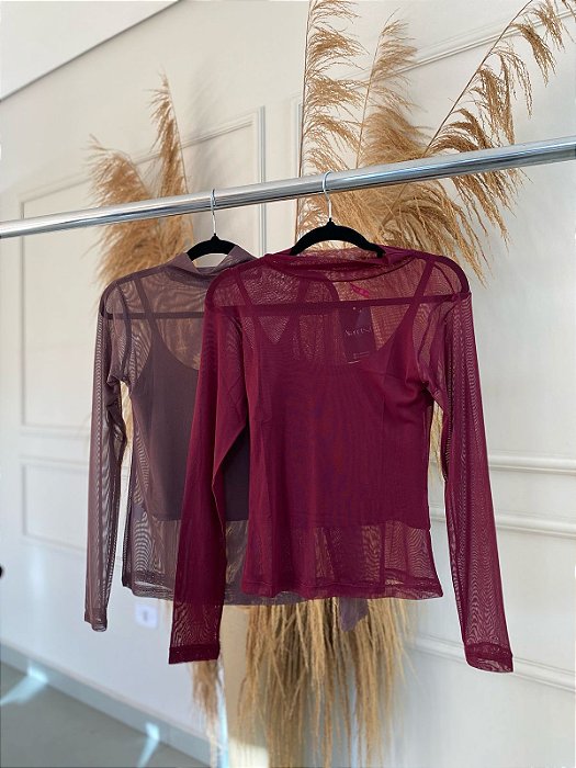 Blusa Tule Basic