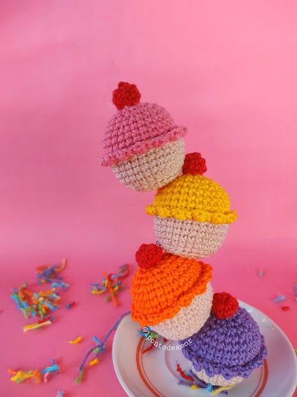 Chaveiros de Cupcake