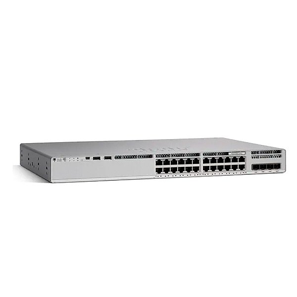 Switch Cisco Catalyst 9200 de 24 Portas c/ uplinks fixos de 1 G - C9200L-24T-4G