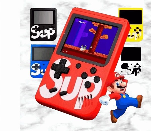 Mini Video Game Retrô Portátil Sup Standard - 400 Jogos do Super Nintendo