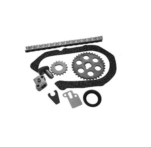 KIT DISTRIBUICAO CORRENTE/2ENGRENAGENS/1GUIA/JUNTA/TENSOR - KD0082 INDISA