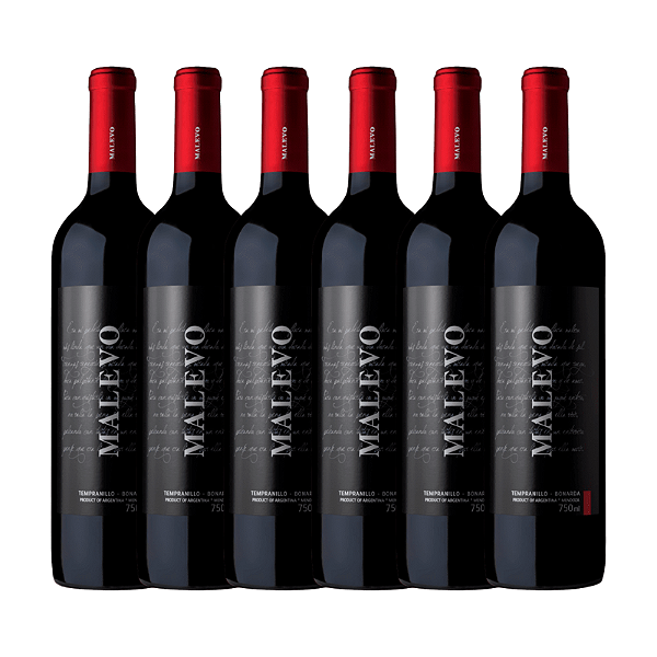 Kit Vinho Malevo Tempranillo Bonarda 750ml