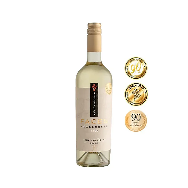 Vinho Lídio Carraro Faces do Brasil Chardonnay
