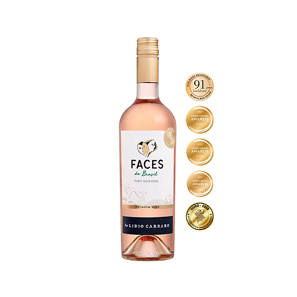 Vinho Lídio Carraro Faces do Brasil Rosè 750ml