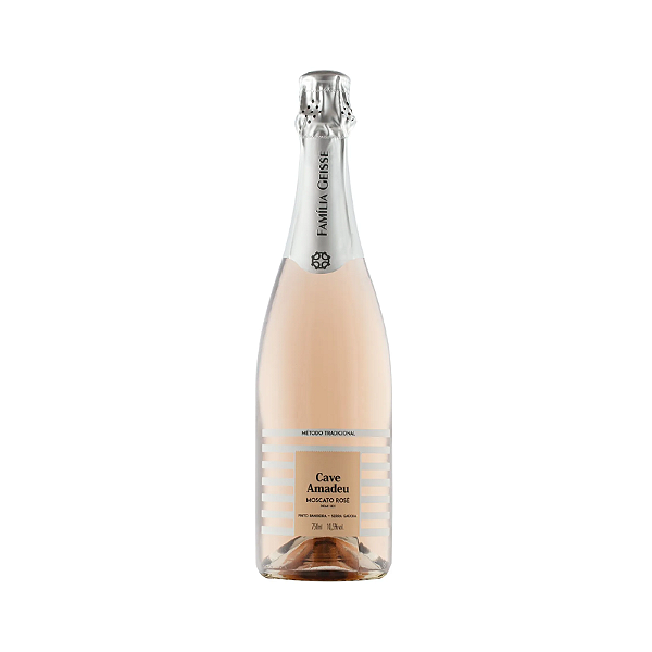 Espumante Cave Geisse Amadeu Moscato Rosè Demi Sec