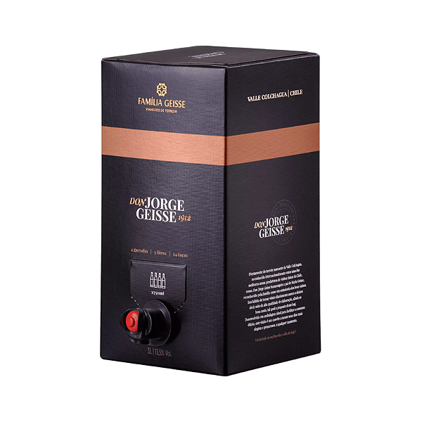 Vinho Cave Geisse Don Jorge Geisse Bag in Box 3 Litros