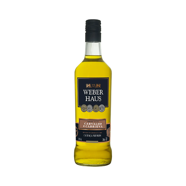 Cachaça Weber Haus Premium Carvalho e Cabriúva 700ml