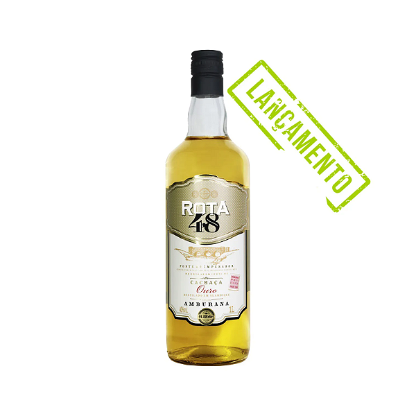 Cachaça Ouro Rota 48 Amburana 1 Litro