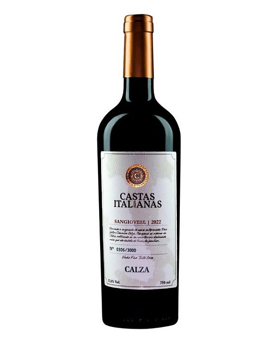 Vinho Calza Castas Italianas Sangiovese