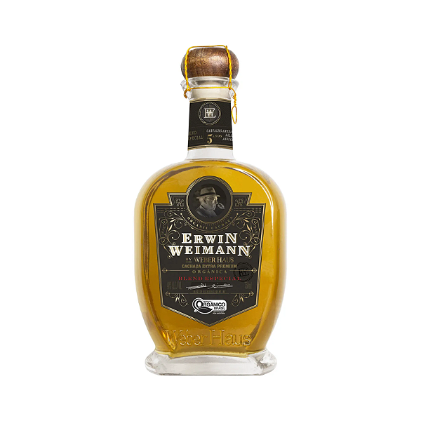 Cachaça Erwin Weimann 5 Anos em Carvalho Americano, Balsamo e Amburana 750ml