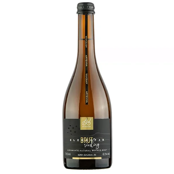 Espumante Arteviva Elementar Brut Riesling Método Ancestral
