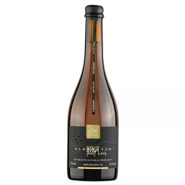 Espumante ArteViva Elementar Pinot Noir Nature Rosé
