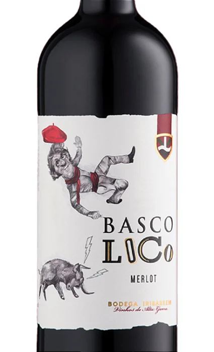 Vinho Bodega Iribarrem Basco Loco Merlot