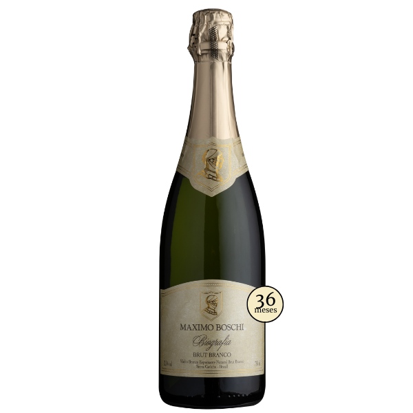 Espumante Maximo Boschi Biografia Brut 36 meses