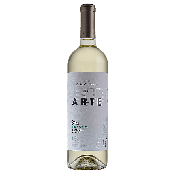 Vinho Casa Valduga Arte Branco Blend Chardonnay e Moscato