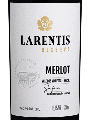 Vinho Larentis Reserva Merlot