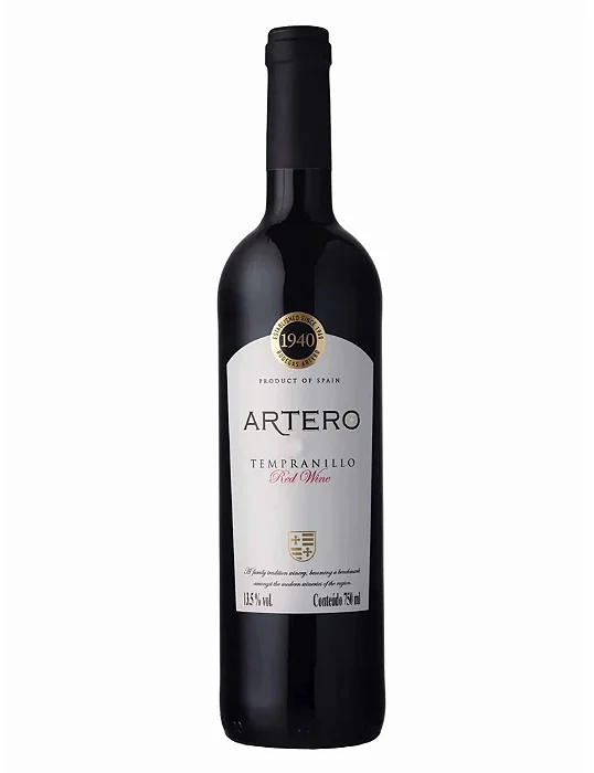 Vinho Artero Munoz Tempranillo La Mancha 750ml