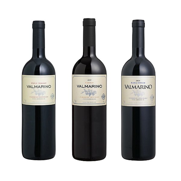 Kit Valmarino – Sangiovese, Petit Verdot e Tannat com 3 unidades