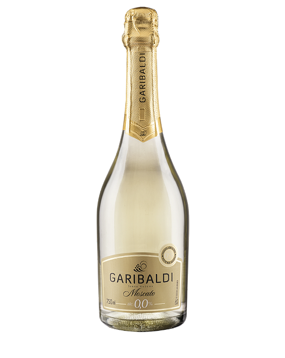 Espumante Garibaldi Moscato Branco Zero álcool