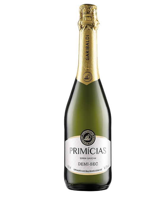 Espumante Garibaldi Primicias Demi Sec Branco