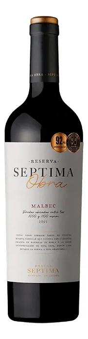 Vinho Séptima Obra Malbec