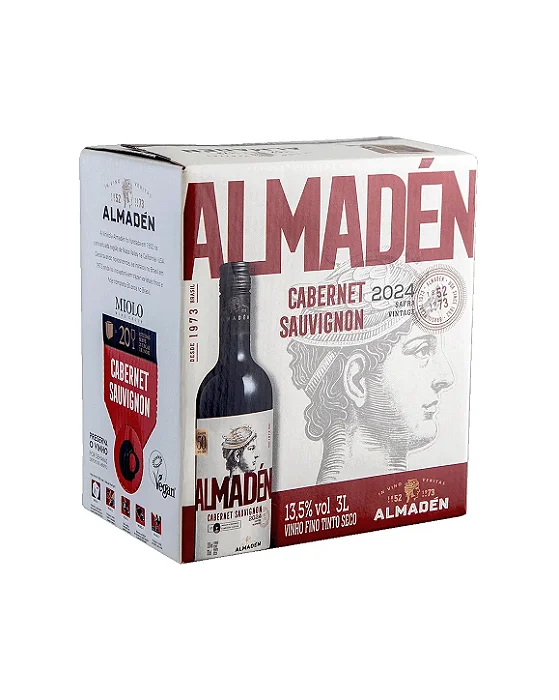 Vinho Almadén Cabernet Sauvignon Bag-in-Box 3L