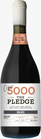 Vinho The Pledge Our 5000 Malbec