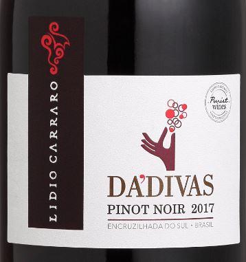 Vinho Lídio Carraro Dádivas Pinot Noir