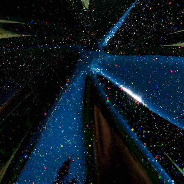 Tinta Poliéster Preto Holográfico