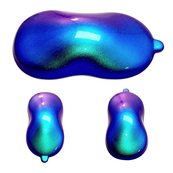 Tinta Camaleão Nicolors Tintas Especiais-Verde,Azul e Roxo|Sereia