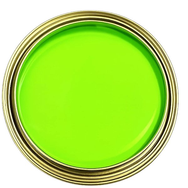 Tinta Fluorescente Néon/Luminosa/Fluor Poliéster Verde Efeito Marca Texto