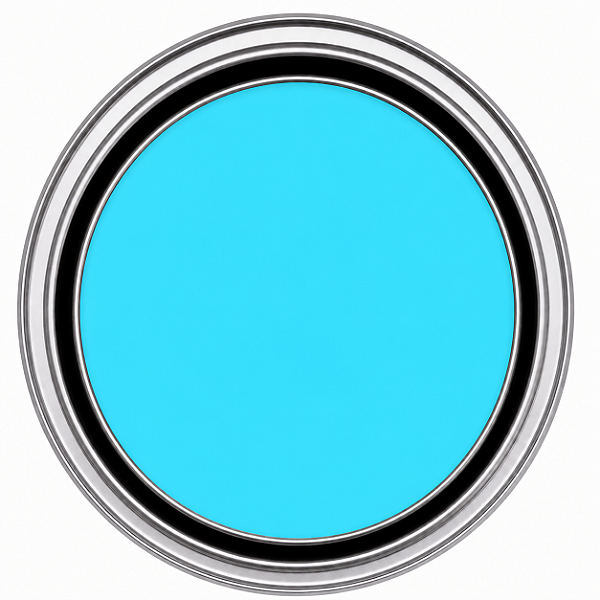 Tinta Fluorescente Néon/Luminosa/Fluor Poliéster Azul Piscina