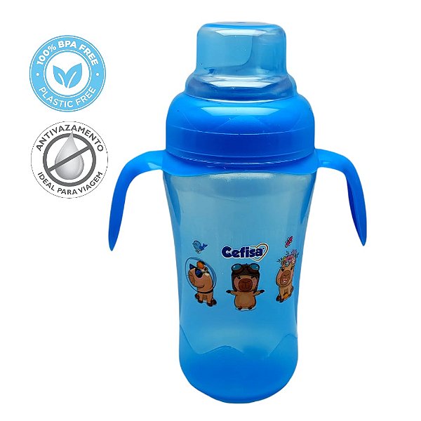 COPO DE TREINAMENTO INFANTIL BICO DE SILICONE CEFISA 330ML