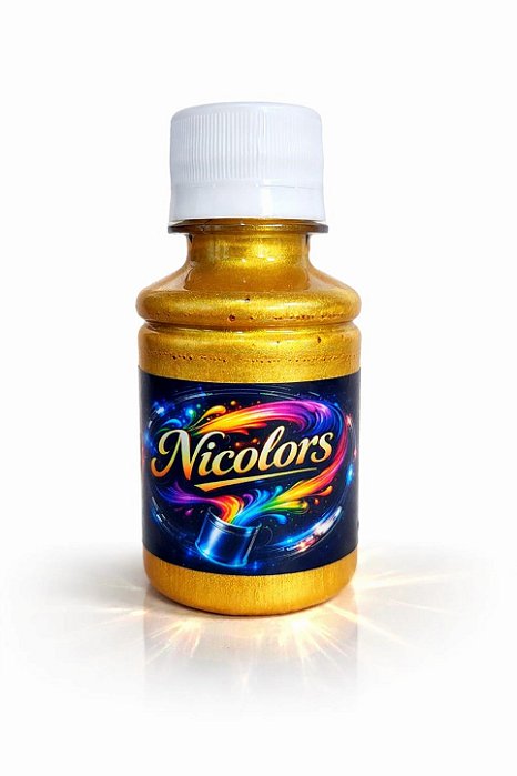 Tinta PVA Fosca para Artesanato Nicolors Tintas Especiais – Alta Cobertura e Cores Vibrantes
