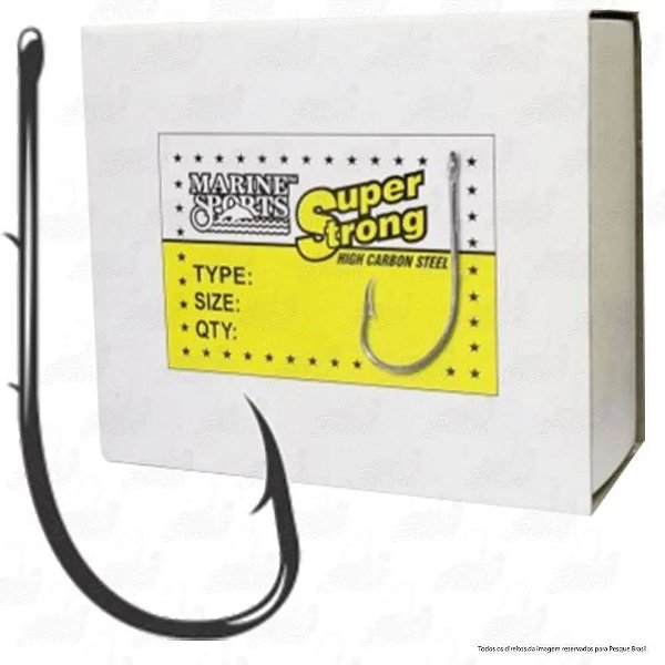 Caixa de Anzol Super Strong - 4330 Marine Sports n 6 c/ 100pcs