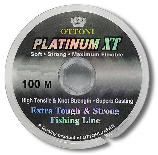 Linha Monofilamento OTTONI - Platinum XT Nº 0.30 100m