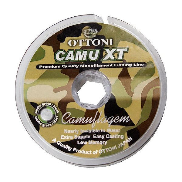Linha Monofilamento OTTONI - Camu XT Nº 0.30 100m