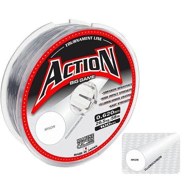 Linha Action Big Game - Marine Sports 0.28mm 100m
