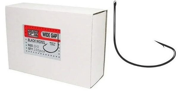 Anzol Marine Sports caixa - WIDE GAP n 3/0