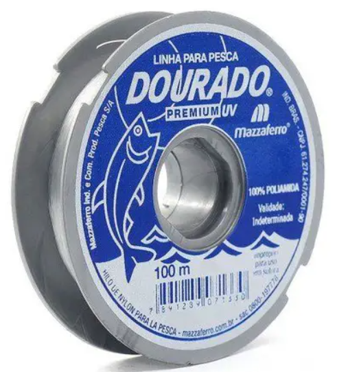 Linha Nylon - DOURADO premium 0.20mm 100m