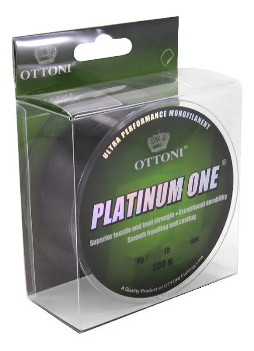 Linha Ottoni Platinum One Monofilamento - 0.45mm 300m
