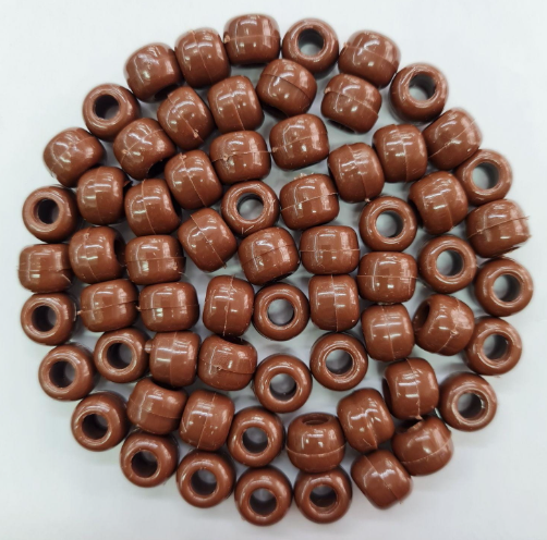 Miçanga Terere Marrom 10mm- 250 gr