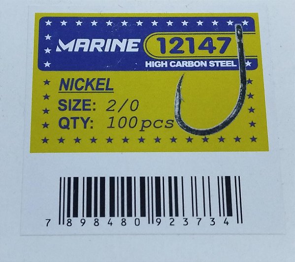 Caixa de Anzol Marine - 12147 N 2/0 c/100pcs