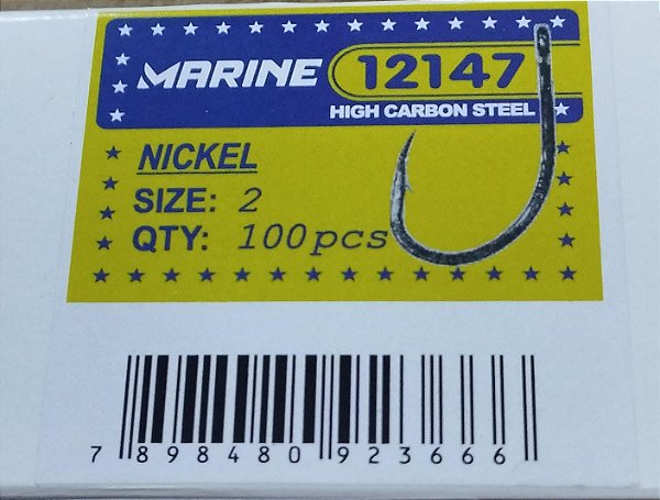 Caixa de Anzol Marine - 12147 N 2 c/100pcs