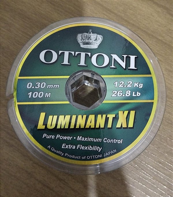 Linha Monofilamento OTTONI - Luminant X1 n 0.30mm 100M