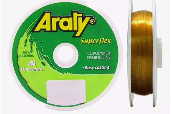 Linha Mono Araty Superflex ouro 100 M 0,35 mm