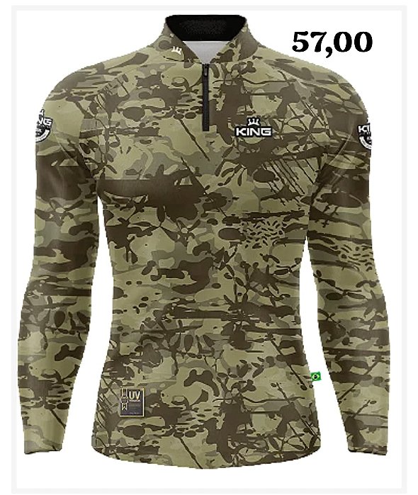 Camisa de Pesca King Tam. P