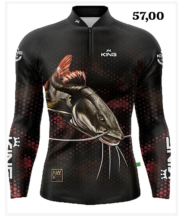 Camisa de Pesca King Tam. GG